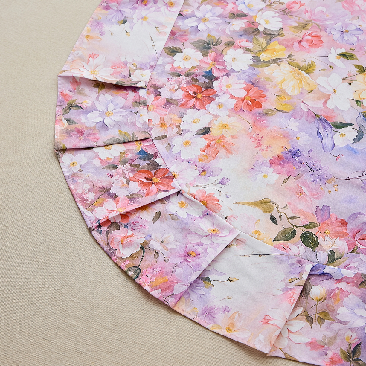 91家纺网 家纺一手货源 找家纺 元元家居（元元被业） 2026新款全棉13372套件及单品【印花款】-单床单 闪亮