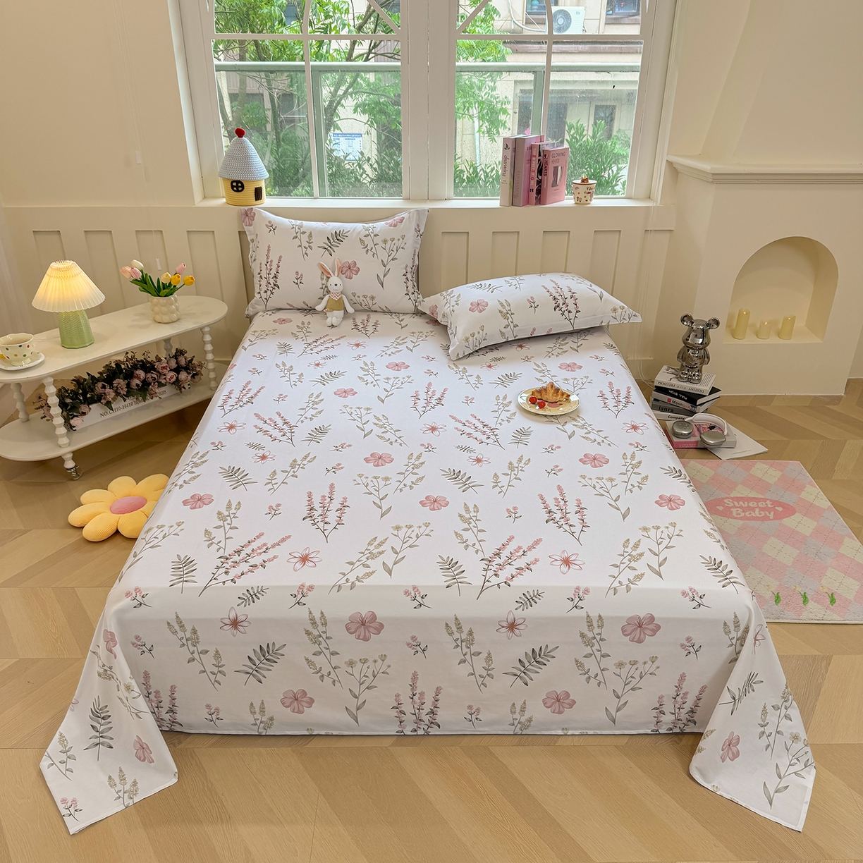 91家纺网 家纺一手货源 找家纺 （总）壹贝家纺 2026新款全棉喷气印花床单系列