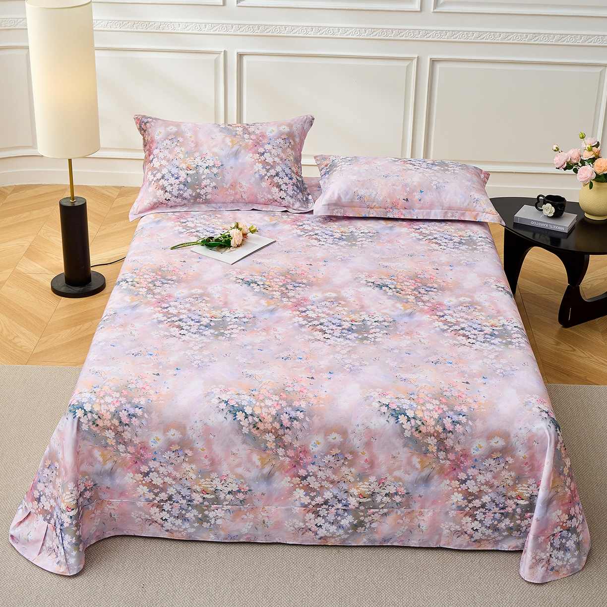 元元家居（元元被业） 2026新款全棉13372套件及单品【印花款】-单床单 时光