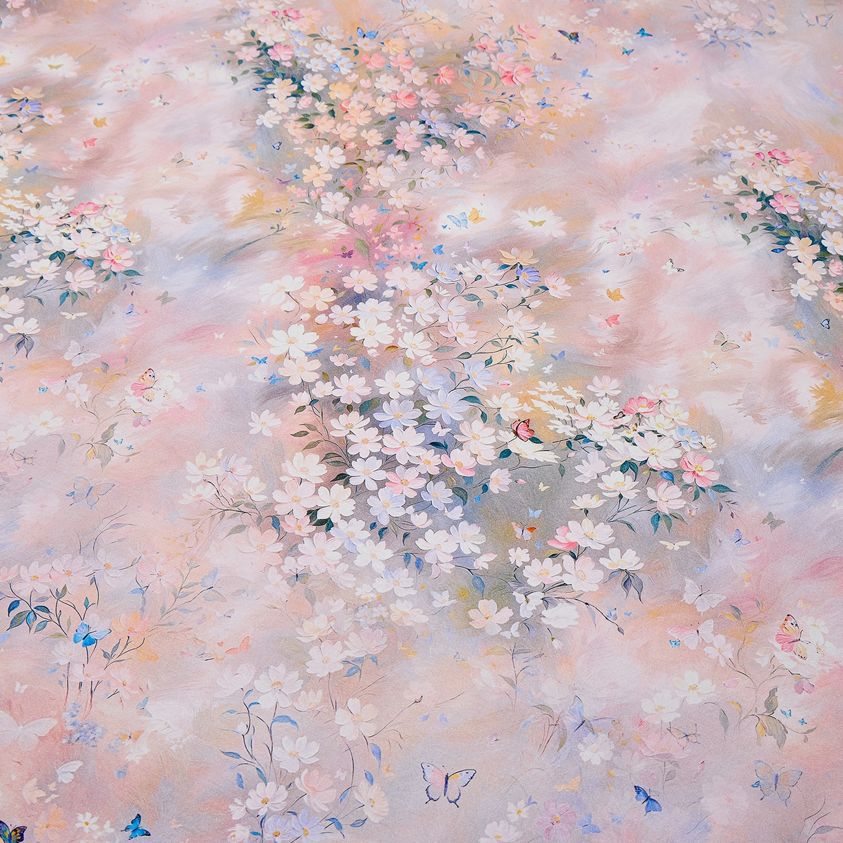 91家纺网 家纺一手货源 找家纺 元元家居（元元被业） 2026新款全棉13372套件及单品【印花款】-单床单 时光