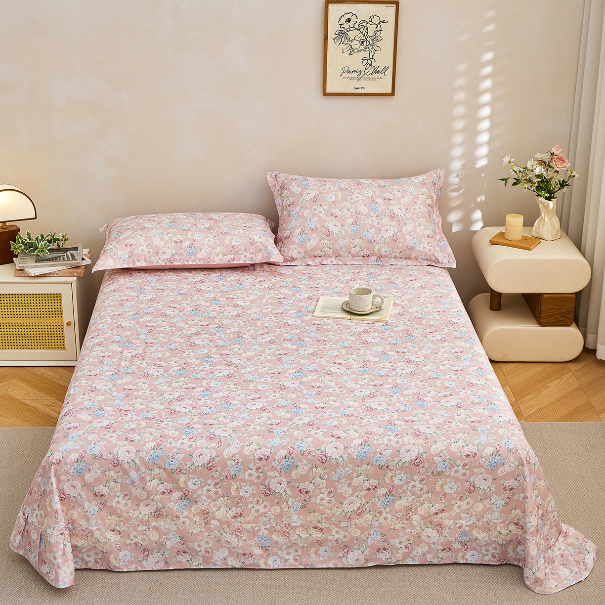 元元家居（元元被业） 2026新款全棉13372套件及单品【印花款】-单床单 朔奇