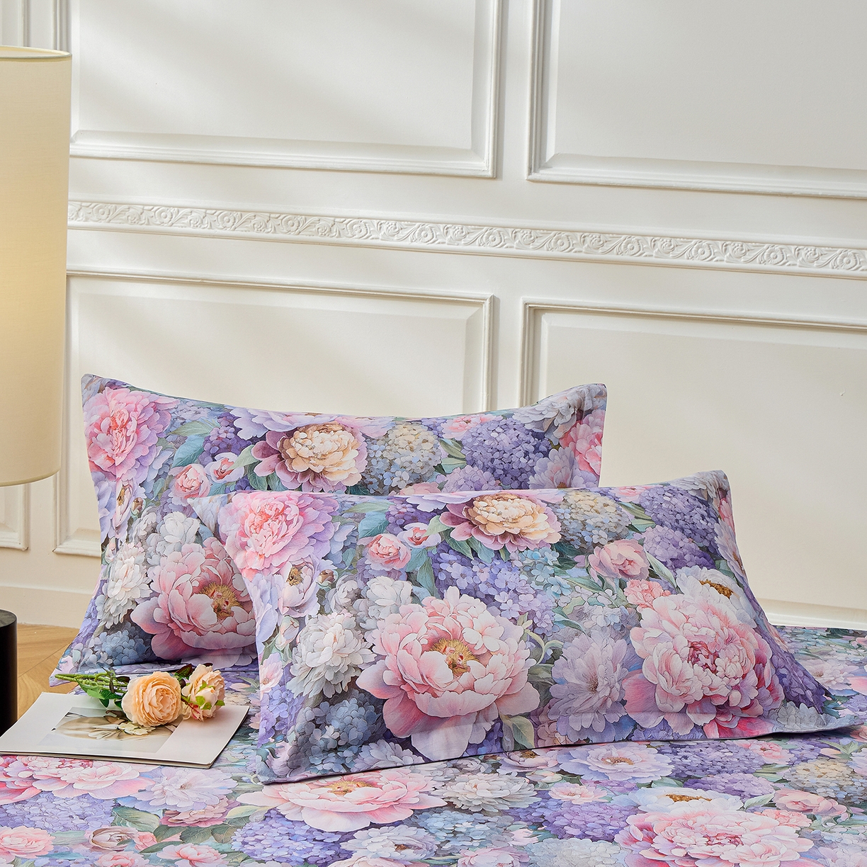 91家纺网 家纺一手货源 找家纺 元元家居（元元被业） 2026新款全棉13372套件及单品【印花款】-单床单 思思