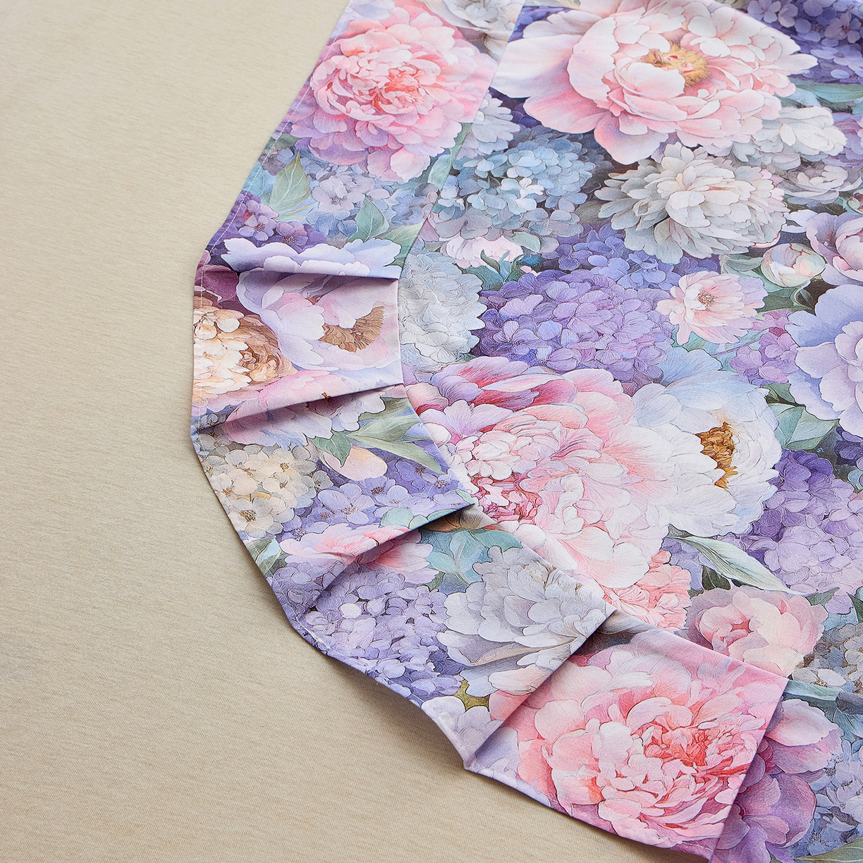 91家纺网 家纺一手货源 找家纺 元元家居（元元被业） 2026新款全棉13372套件及单品【印花款】-单床单 思思