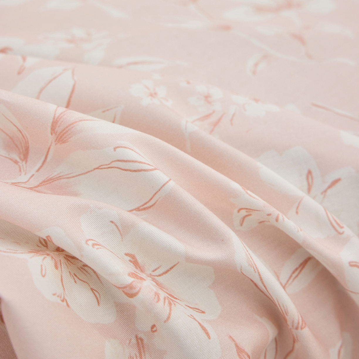 91家纺网 家纺一手货源 找家纺 元元家居（元元被业） 2026新款全棉13372套件及单品【印花款】-单床单 婉约