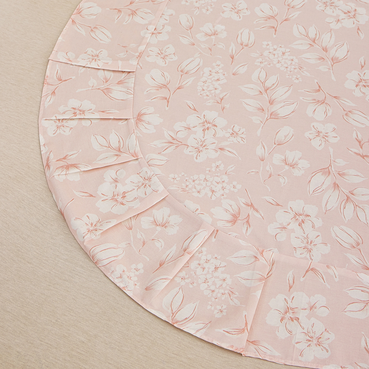 91家纺网 家纺一手货源 找家纺 元元家居（元元被业） 2026新款全棉13372套件及单品【印花款】-单床单 婉约