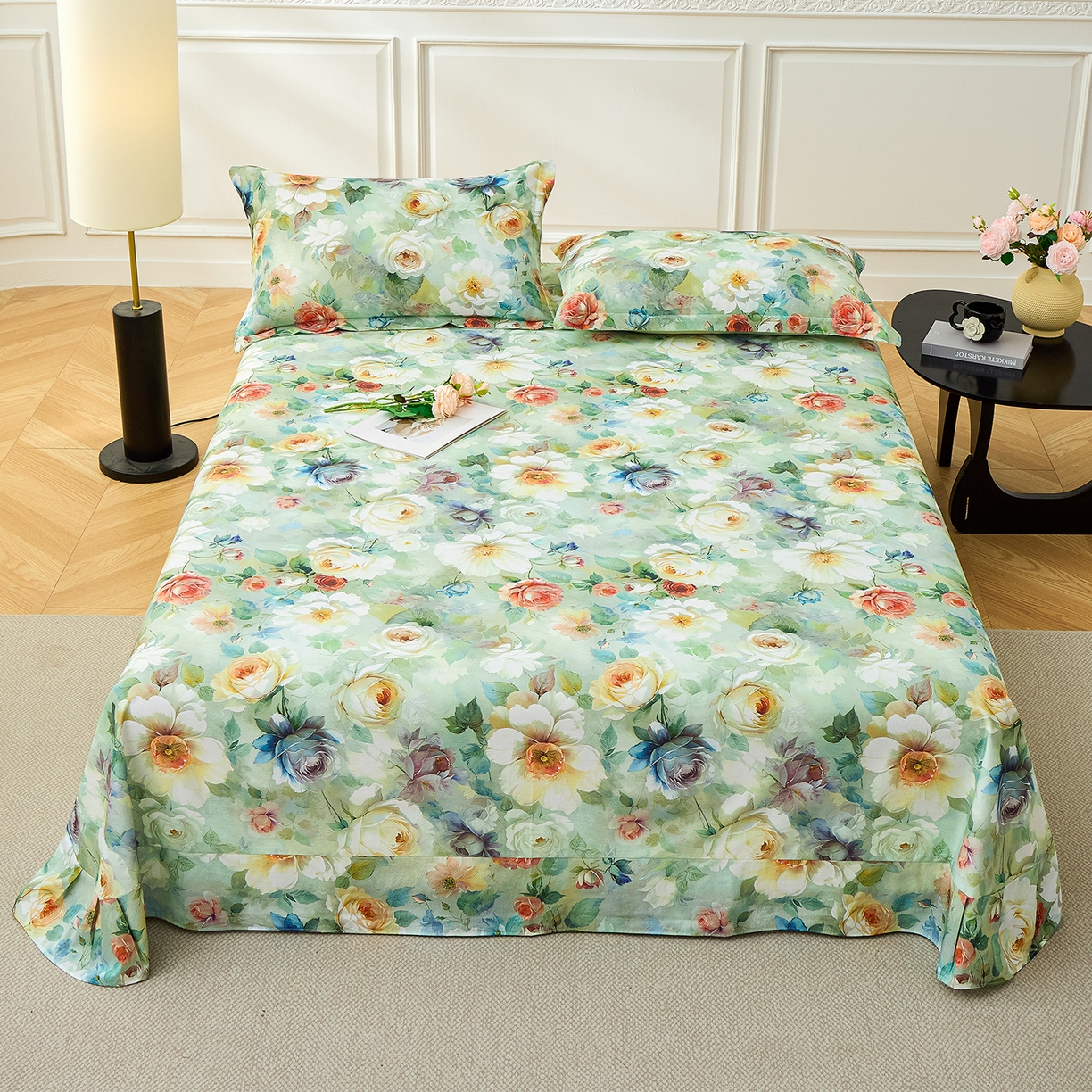 元元家居（元元被业） 2026新款全棉13372套件及单品【印花款】-单床单 秀丽