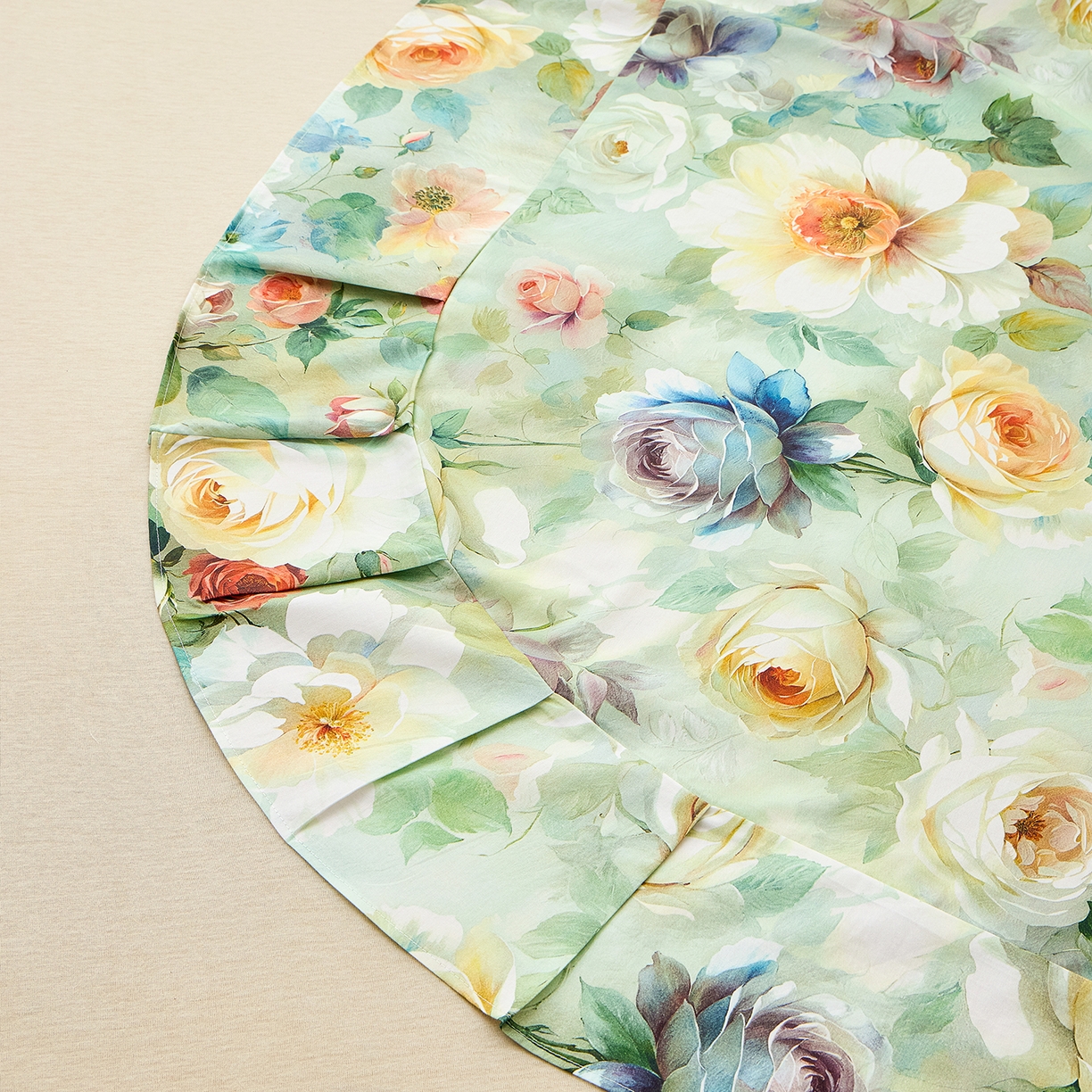 91家纺网 家纺一手货源 找家纺 元元家居（元元被业） 2026新款全棉13372套件及单品【印花款】-单床单 秀丽