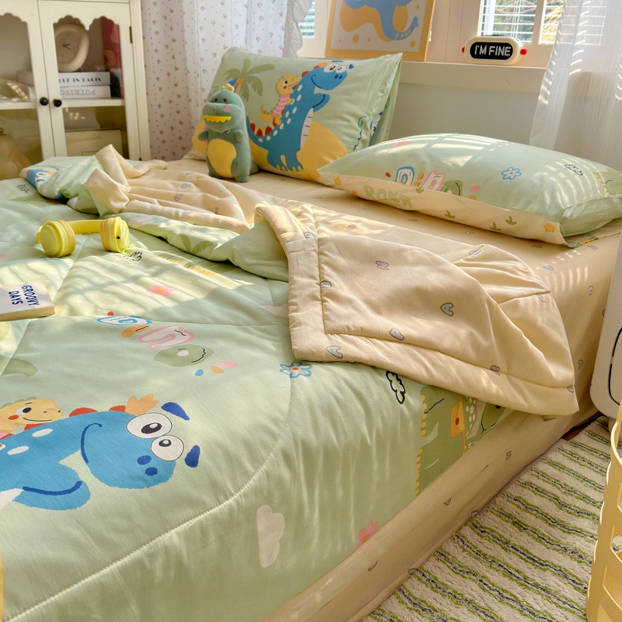 91家纺网 家纺一手货源 找家纺 （总）暖阳【同款地板价】【A类送质检】2026新款印花全棉棉花夏被纯棉空调被