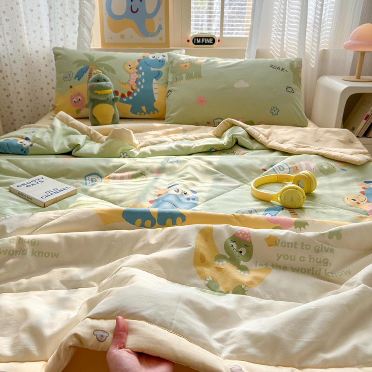 91家纺网 家纺一手货源 找家纺 （总）暖阳【同款地板价】【A类送质检】2026新款印花全棉棉花夏被纯棉空调被