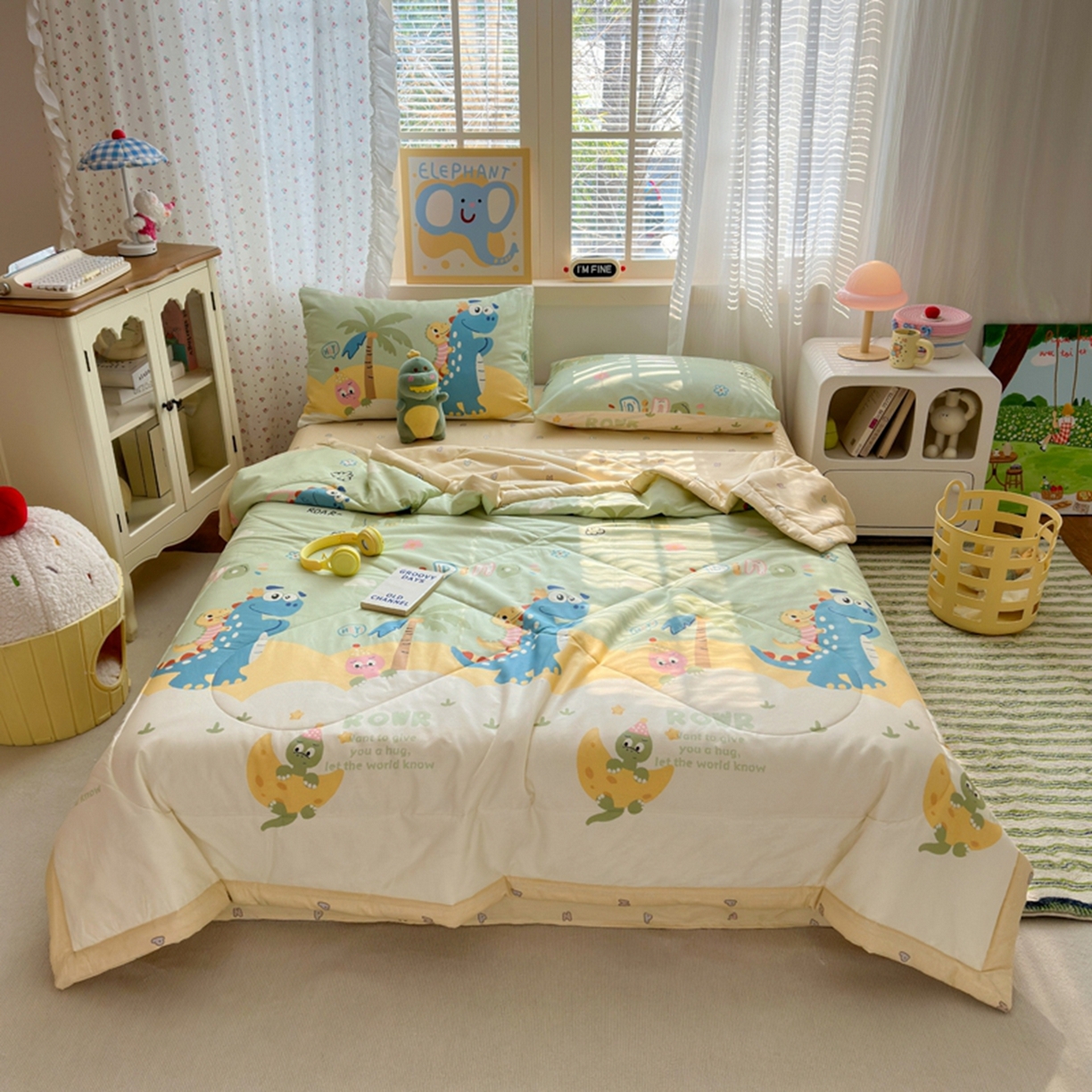 91家纺网 家纺一手货源 找家纺 （总）暖阳【同款地板价】【A类送质检】2026新款印花全棉棉花夏被纯棉空调被