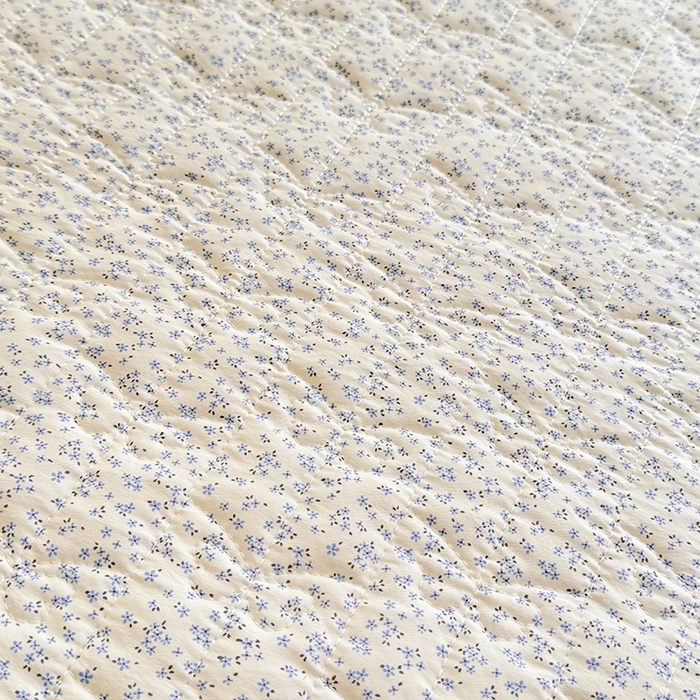 91家纺网 家纺一手货源 找家纺 漫布云家纺 2026新款春夏超柔云朵棉床盖款四件套-艾洛花园系列 艾洛花园-晴川兰