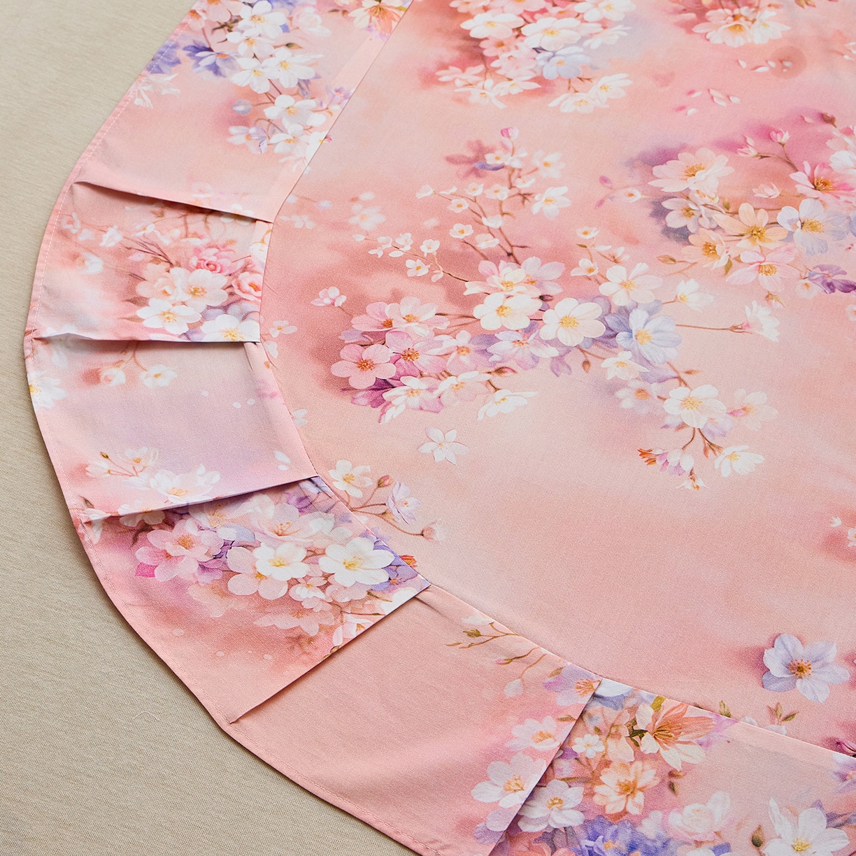 91家纺网 家纺一手货源 找家纺 元元家居（元元被业） 2026新款全棉13372套件及单品【印花款】-单床单 月棠