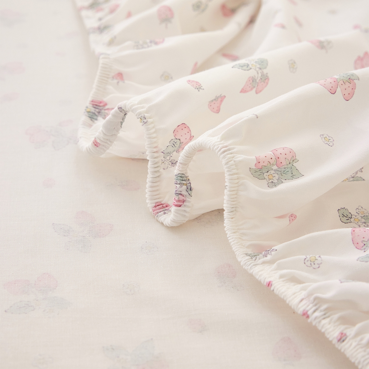 91家纺网 家纺一手货源 找家纺 （总）元元家居（元元被业） 2026新款全棉13372套件及单品【印花款】-单床笠