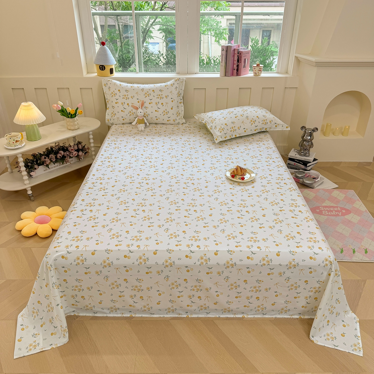 91家纺网 家纺一手货源 找家纺 （总）壹贝家纺 2026新款全棉喷气印花床单系列