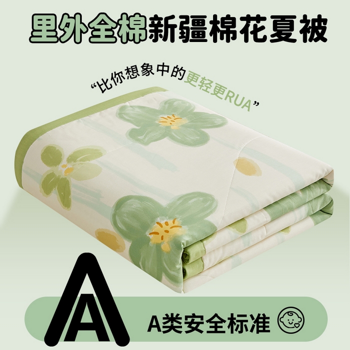 91家纺网 家纺一手货源 找家纺 （总）暖阳 【同款地板价】2026新款全棉印花棉花被纯棉夏被夏凉被空调被