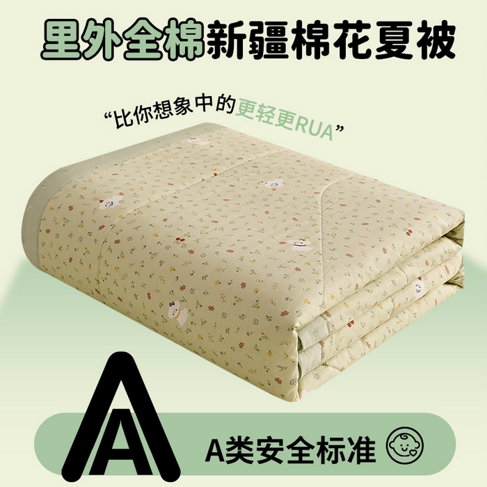 91家纺网 家纺一手货源 找家纺 （总）暖阳 【同款地板价】2026新款全棉印花棉花被纯棉夏被夏凉被空调被