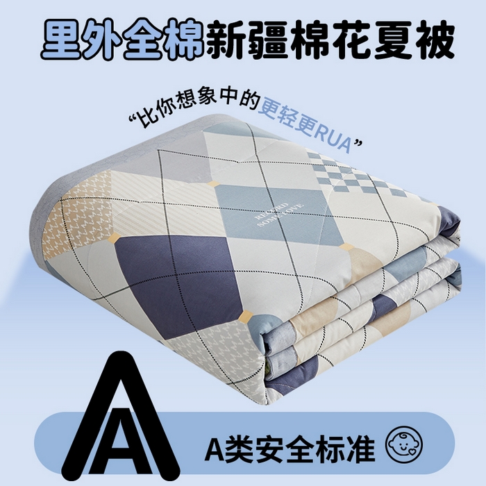 91家纺网 家纺一手货源 找家纺 （总）暖阳 【同款地板价】2026新款全棉印花棉花被纯棉夏被夏凉被空调被