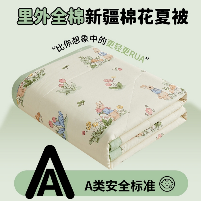 91家纺网 家纺一手货源 找家纺 （总）暖阳 【同款地板价】2026新款全棉印花棉花被纯棉夏被夏凉被空调被