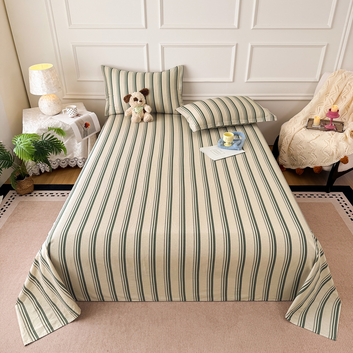 91家纺网 家纺一手货源 找家纺 （总）壹贝家纺 2026新款全棉喷气印花床单系列