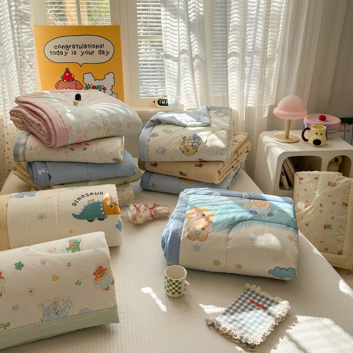 91家纺网 家纺一手货源 找家纺 （总）暖阳 【同款地板价】2026新款全棉印花棉花被纯棉夏被夏凉被空调被