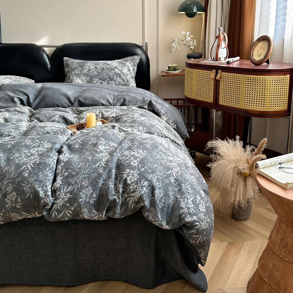 91家纺网 家纺一手货源 找家纺 （总）米菲 2026新款全棉色织提花四件套