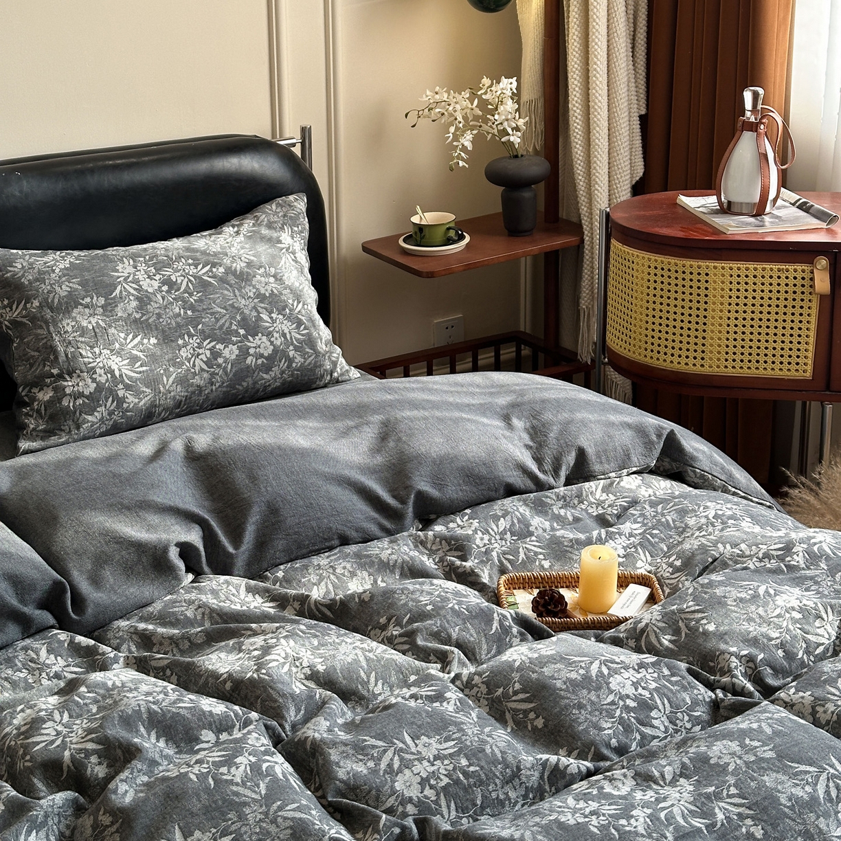 91家纺网 家纺一手货源 找家纺 （总）米菲 2026新款全棉色织提花四件套