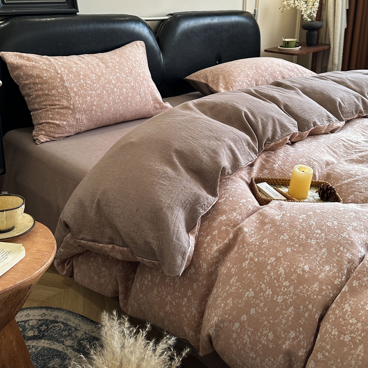 91家纺网 家纺一手货源 找家纺 （总）米菲 2026新款全棉色织提花四件套