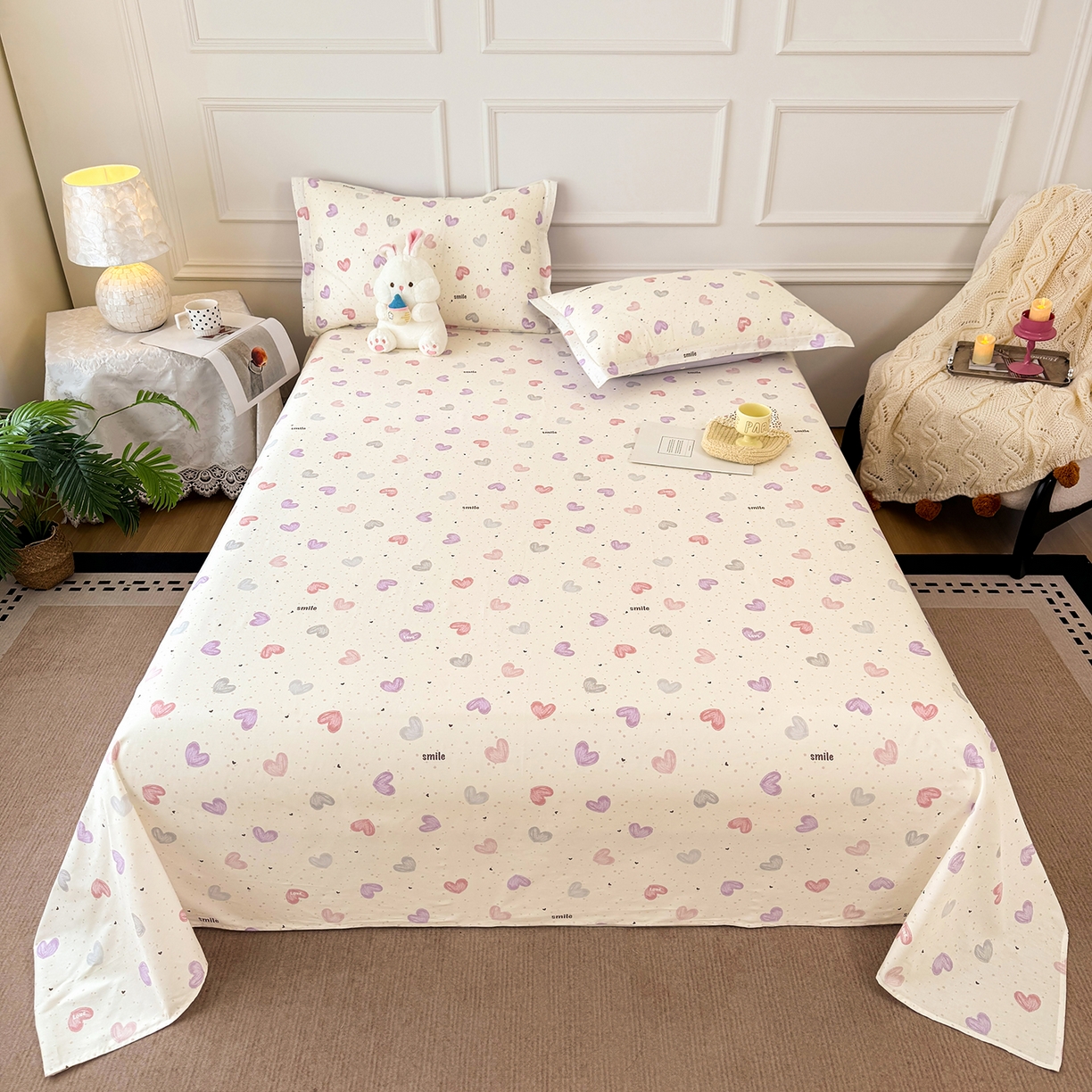 91家纺网 家纺一手货源 找家纺 （总）壹贝家纺 2026新款全棉喷气印花床单系列