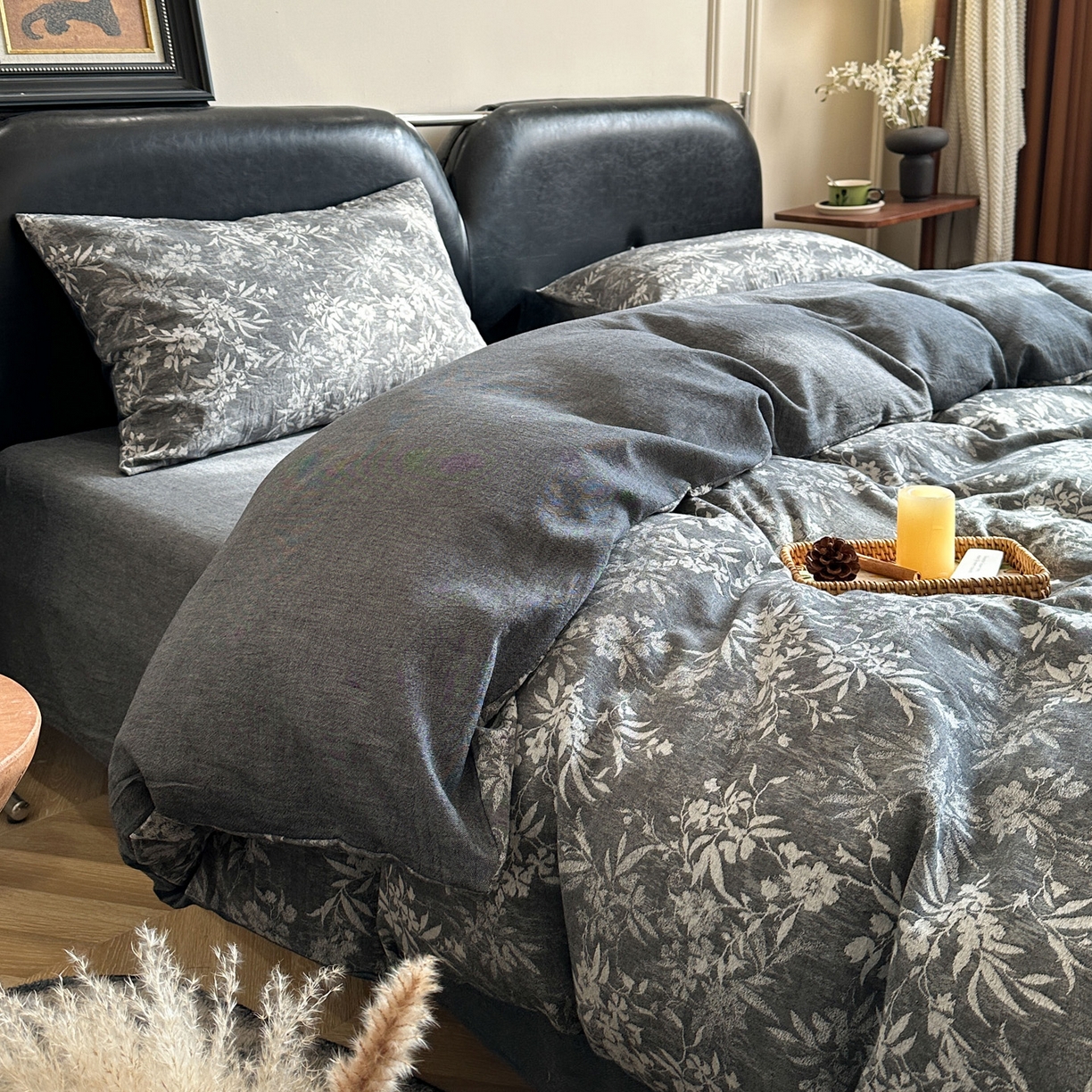 米菲 2026新款全棉色织提花四件套 花絮