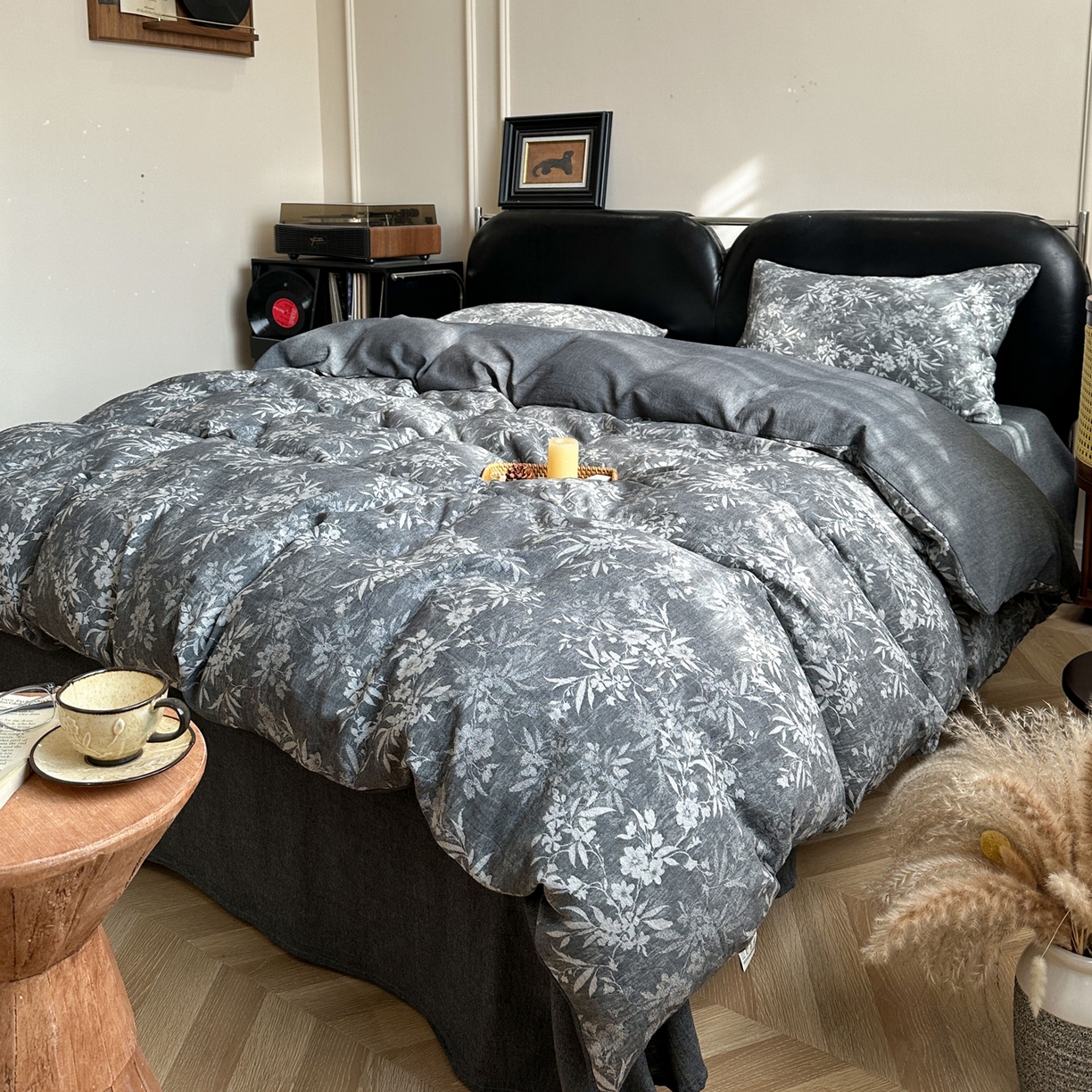 91家纺网 家纺一手货源 找家纺 米菲 2026新款全棉色织提花四件套 花絮