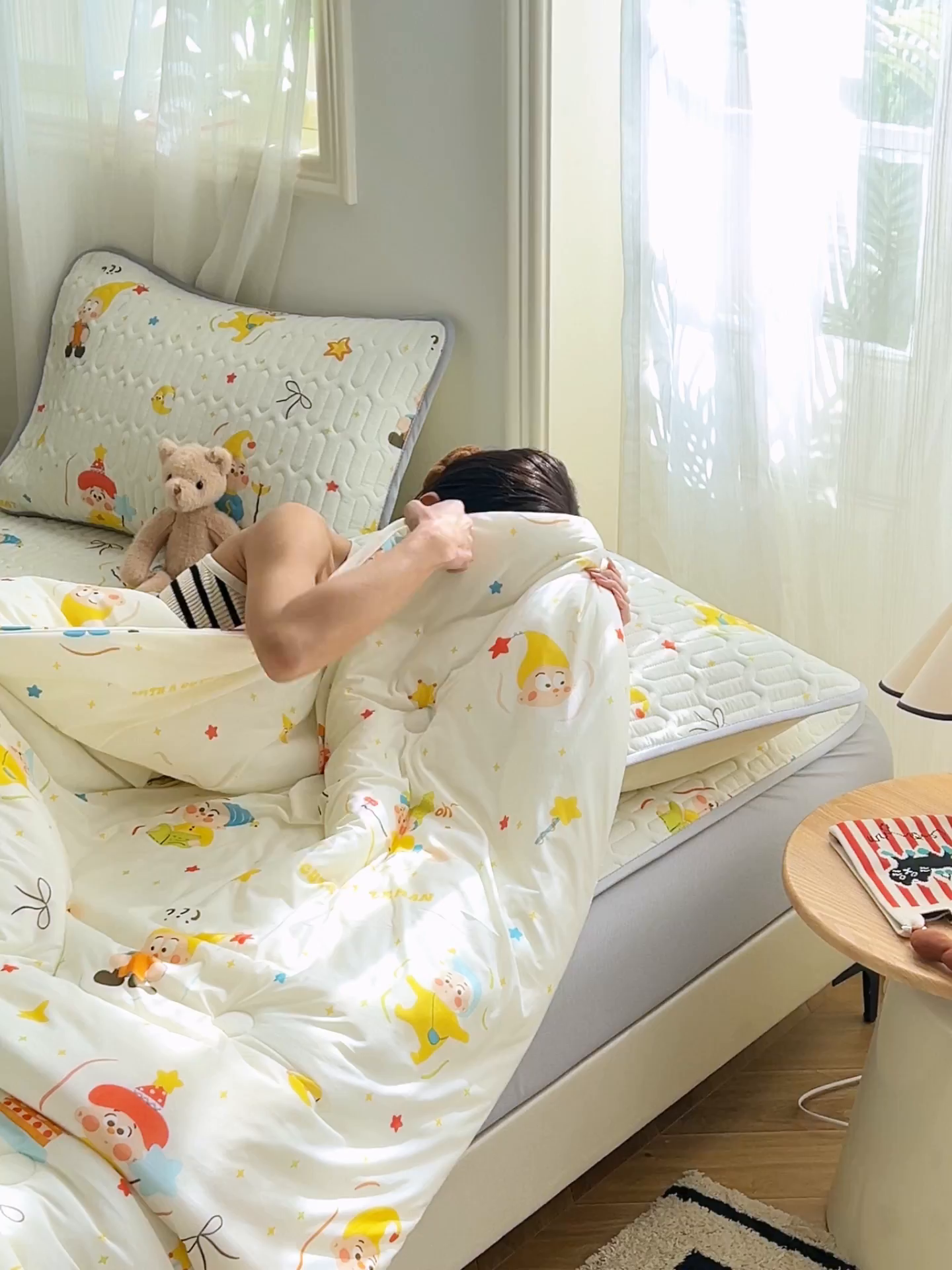 91家纺网 家纺一手货源 找家纺 恒爱家纺 2026新款A类凉感丝夏被床笠系列三件套四件套 波特米