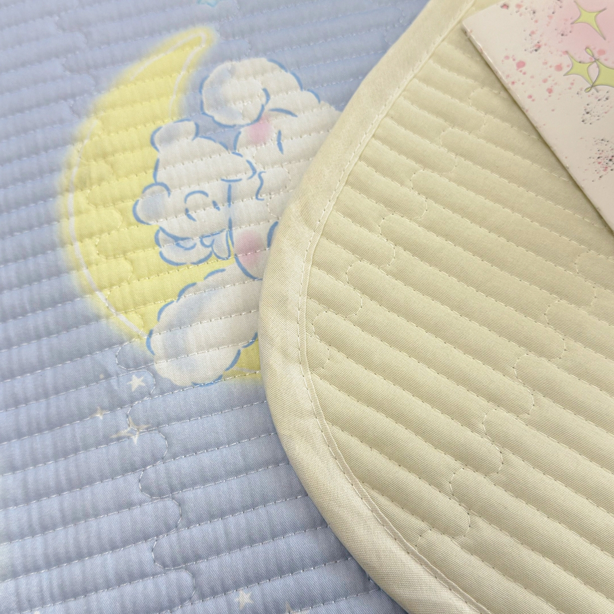 91家纺网 家纺一手货源 找家纺 妮可 2026新款Sanrio三丽鸥正版授权A类全棉夹棉多功能床垫-床盖 云朵玉桂狗