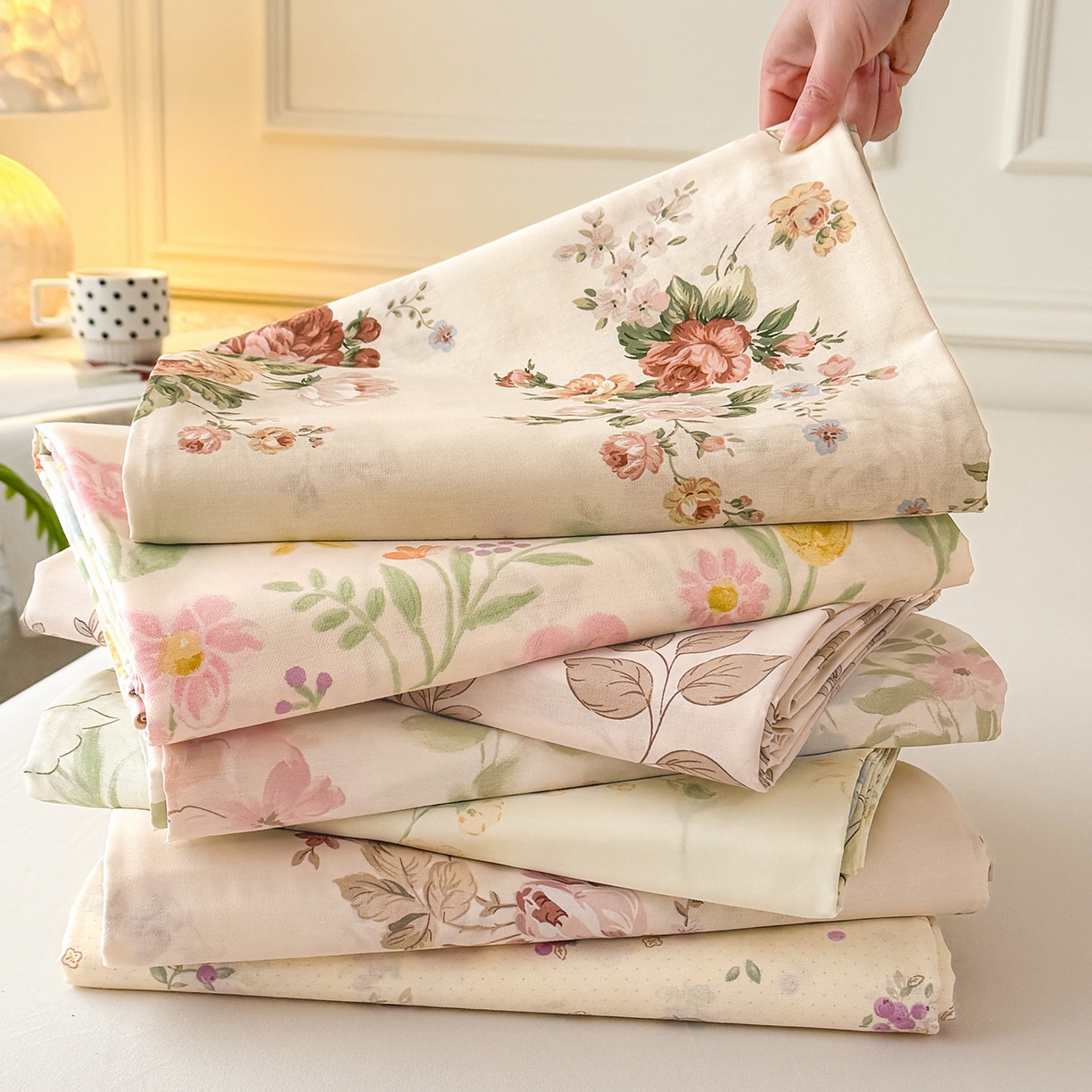 91家纺网 家纺一手货源 找家纺 （总）壹贝家纺 2026新款全棉喷气印花床单系列