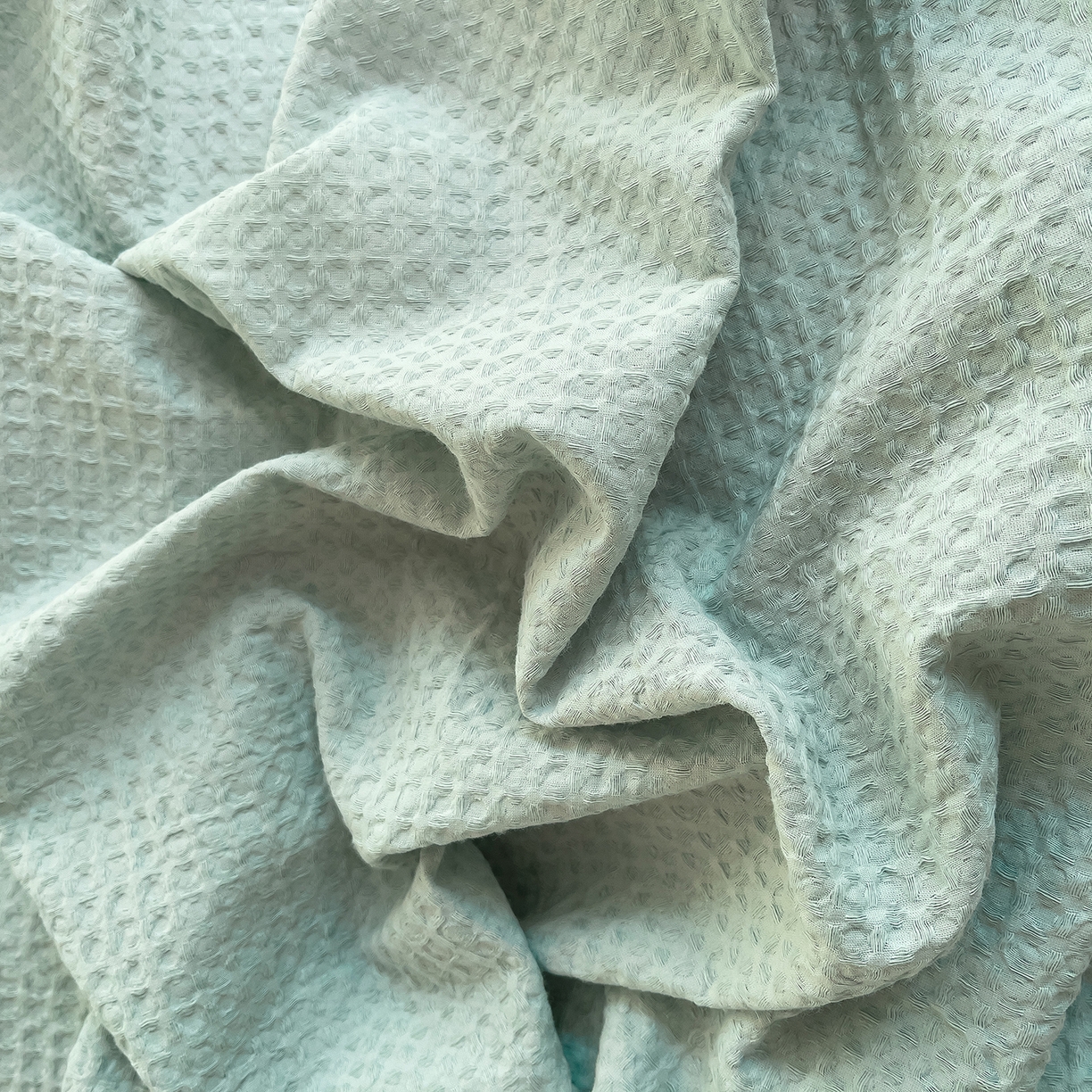 91家纺网 家纺一手货源 找家纺 炫拼家纺 2026新款A类全棉色织华夫格卡通毛巾绣B版40支纯棉水洗棉四件套-乐邦系列 乐邦-米乐兔