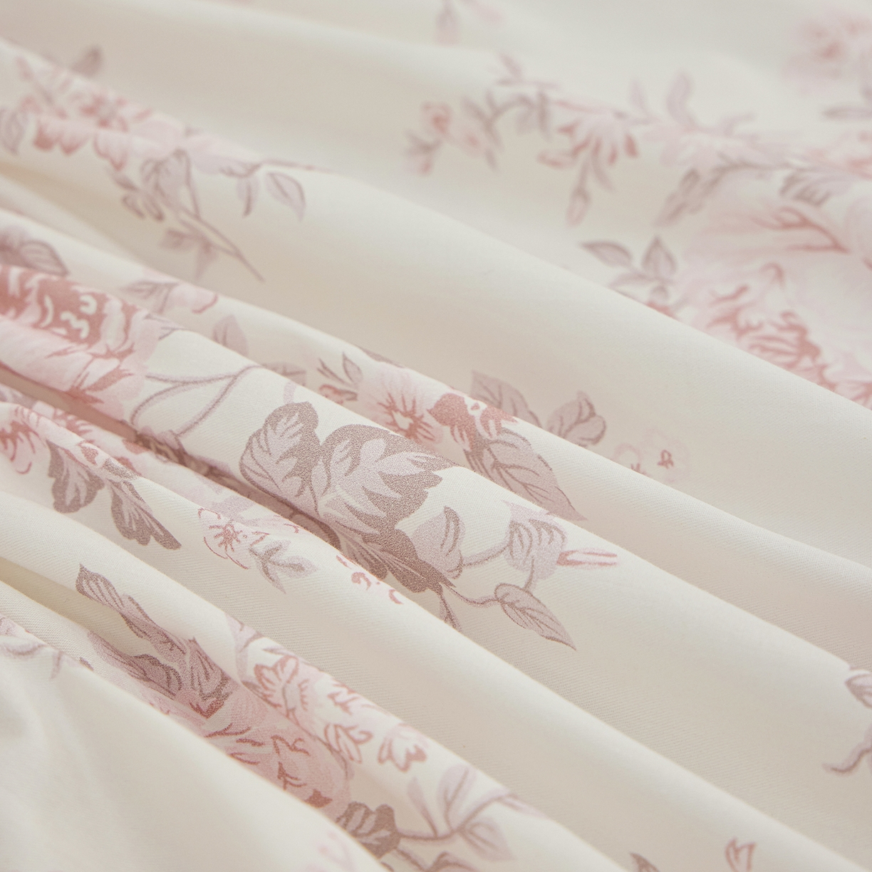 91家纺网 家纺一手货源 找家纺 元元家居（元元被业） 2026新款全棉13372套件及单品【印花款】-单床笠 芙尔