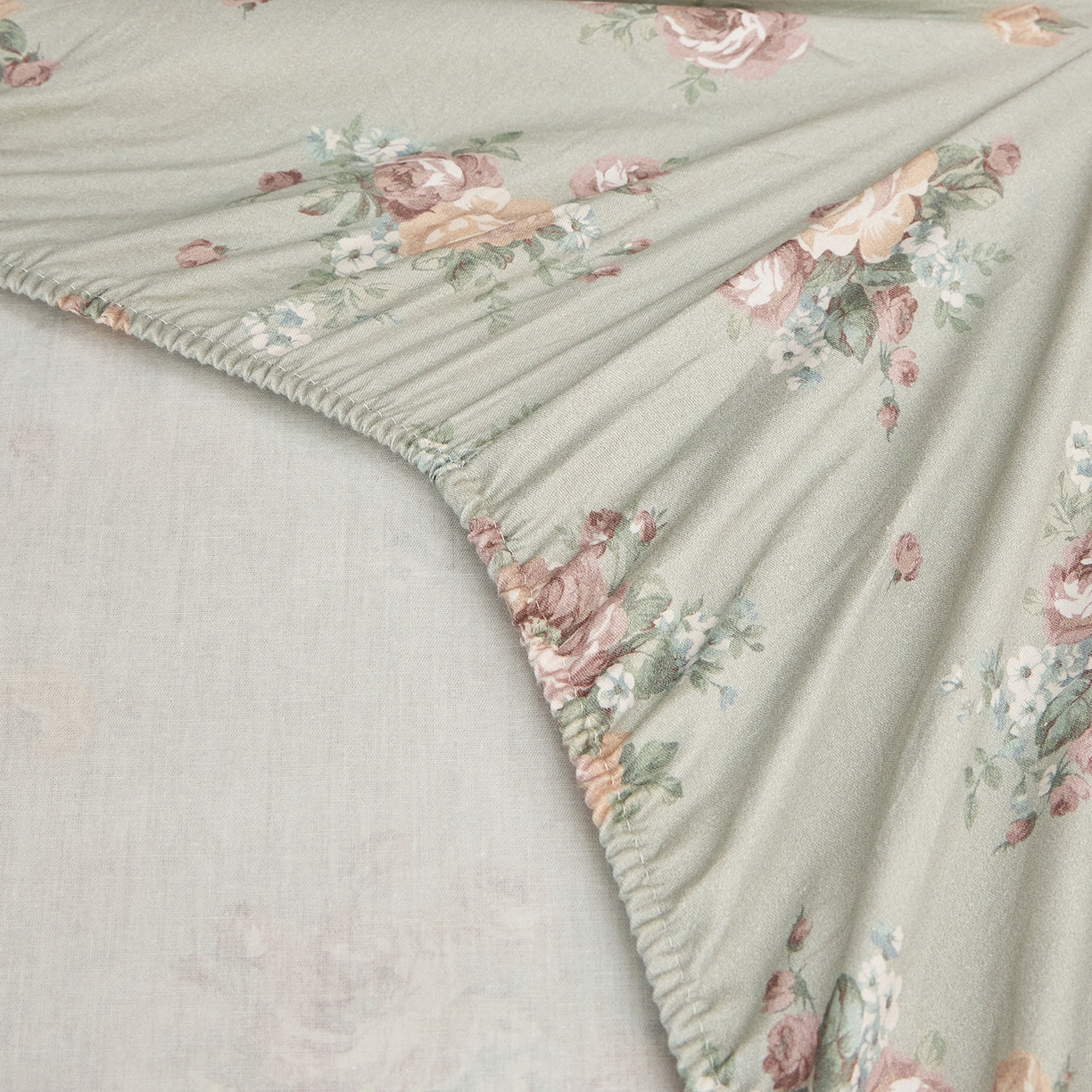 91家纺网 家纺一手货源 找家纺 元元家居（元元被业） 2026新款全棉13372套件及单品【印花款】-单床笠 金溪