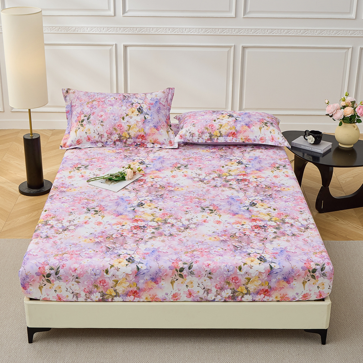 元元家居（元元被业） 2026新款全棉13372套件及单品【印花款】-单床笠 闪亮