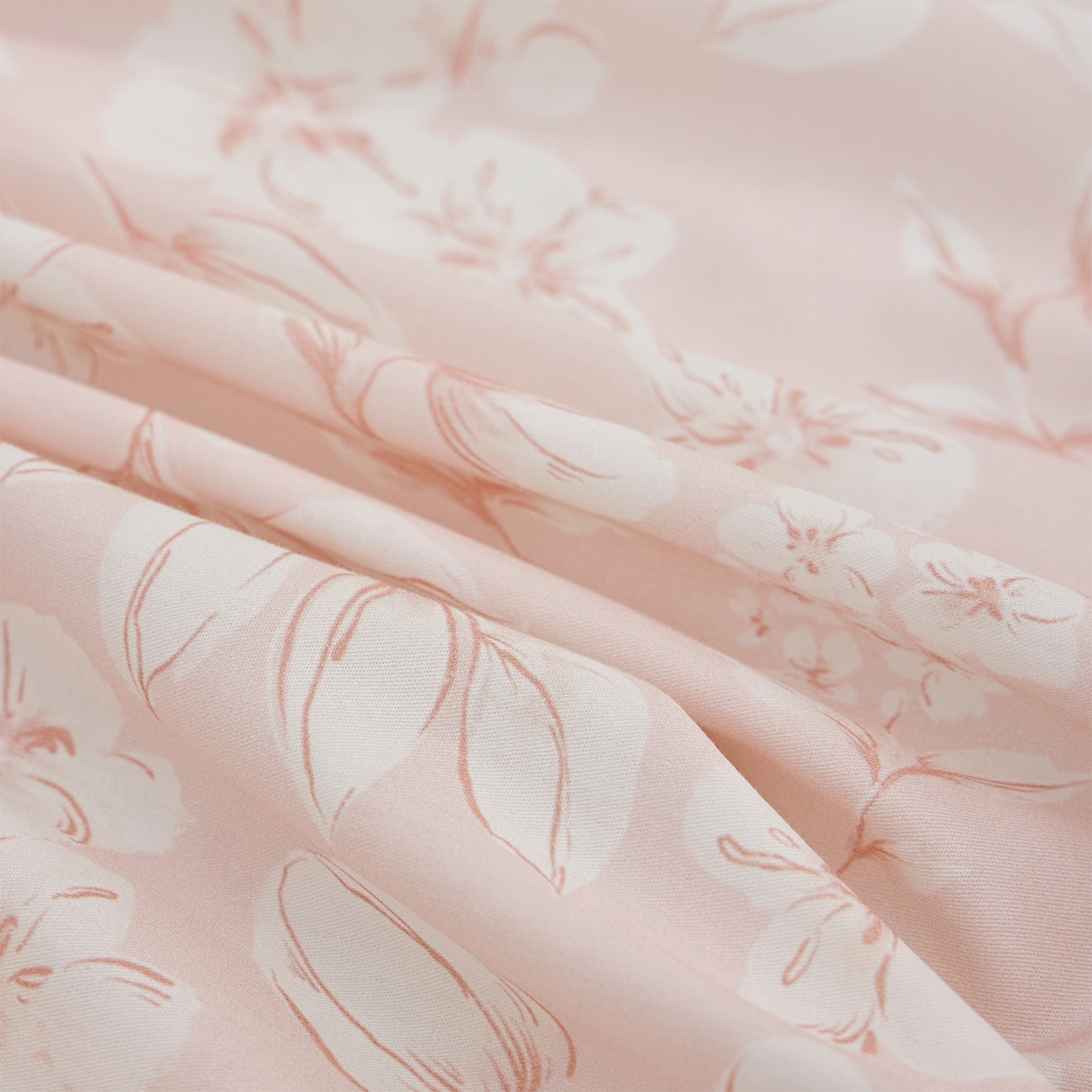 91家纺网 家纺一手货源 找家纺 元元家居（元元被业） 2026新款全棉13372套件及单品【印花款】-单床笠 婉约