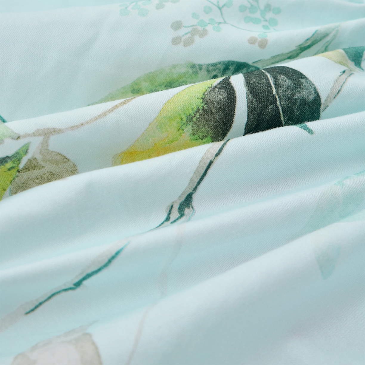 91家纺网 家纺一手货源 找家纺 元元家居（元元被业） 2026新款全棉13372套件及单品【印花款】-单床笠 有枝