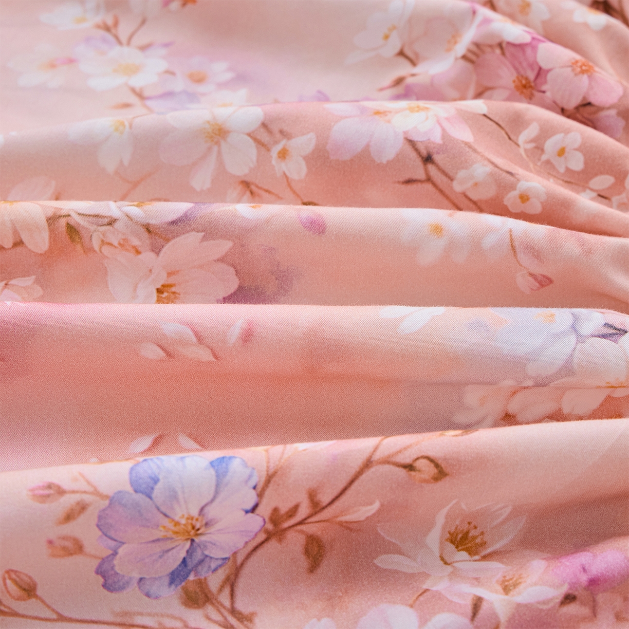 91家纺网 家纺一手货源 找家纺 元元家居（元元被业） 2026新款全棉13372套件及单品【印花款】-单床笠 月棠