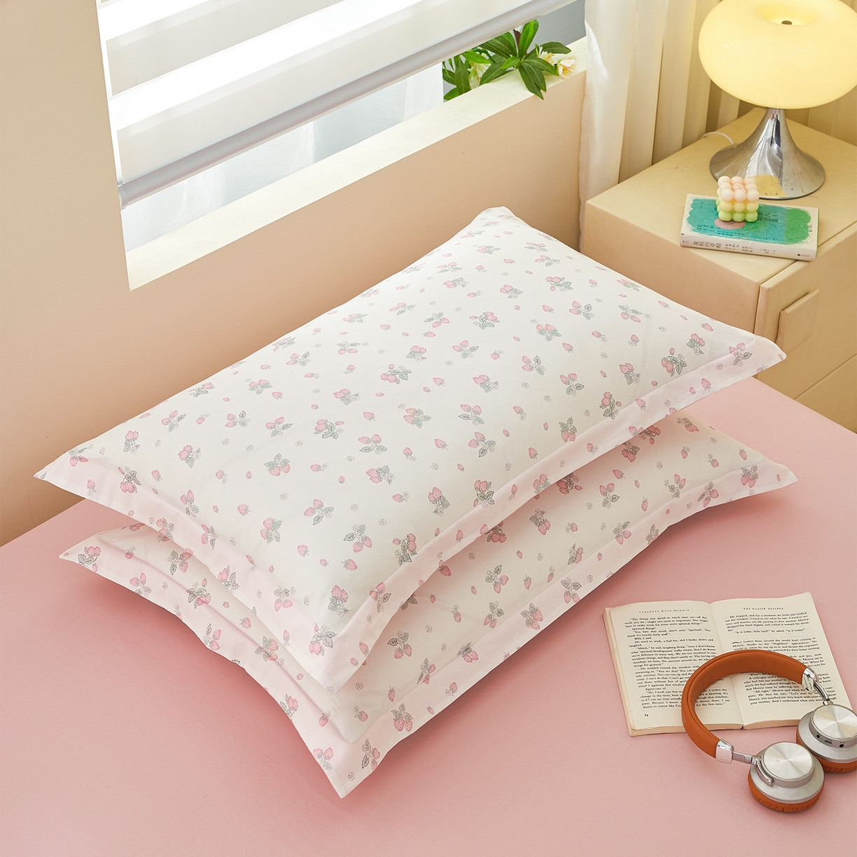 91家纺网 家纺一手货源 找家纺 （总）元元家居（元元被业） 2026新款全棉13372套件及单品【印花款】-单枕套