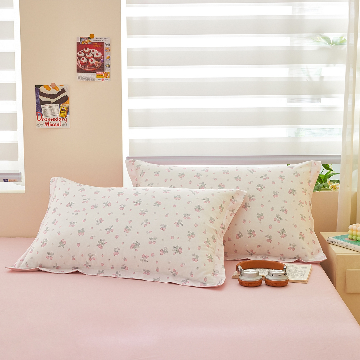 91家纺网 家纺一手货源 找家纺 （总）元元家居（元元被业） 2026新款全棉13372套件及单品【印花款】-单枕套