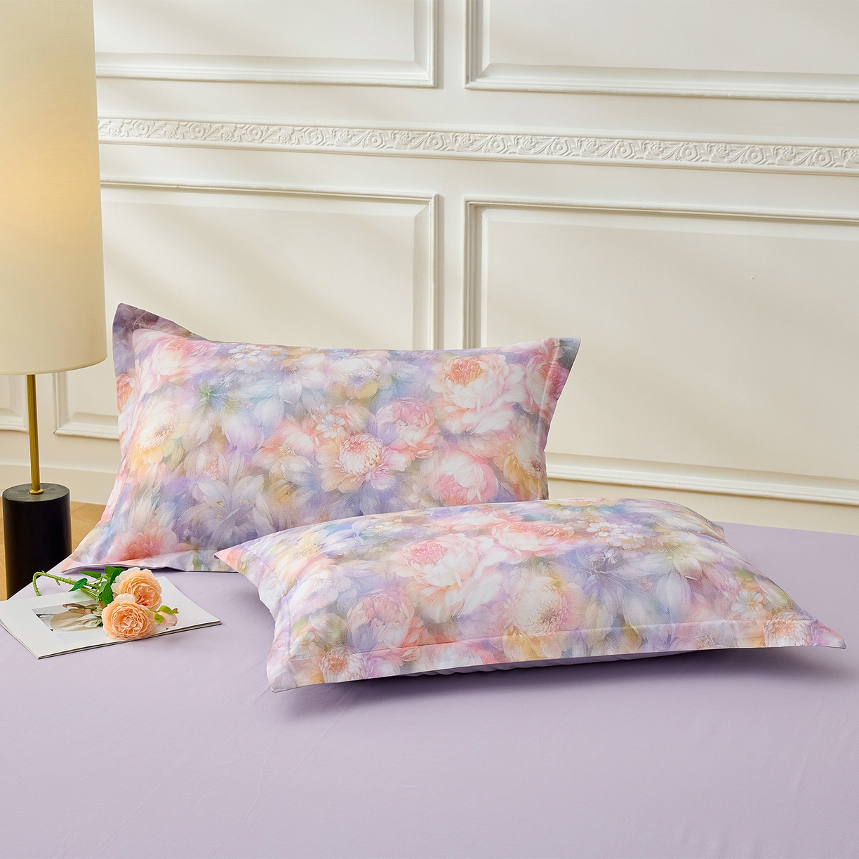 91家纺网 家纺一手货源 找家纺 （总）元元家居（元元被业） 2026新款全棉13372套件及单品【印花款】-单枕套