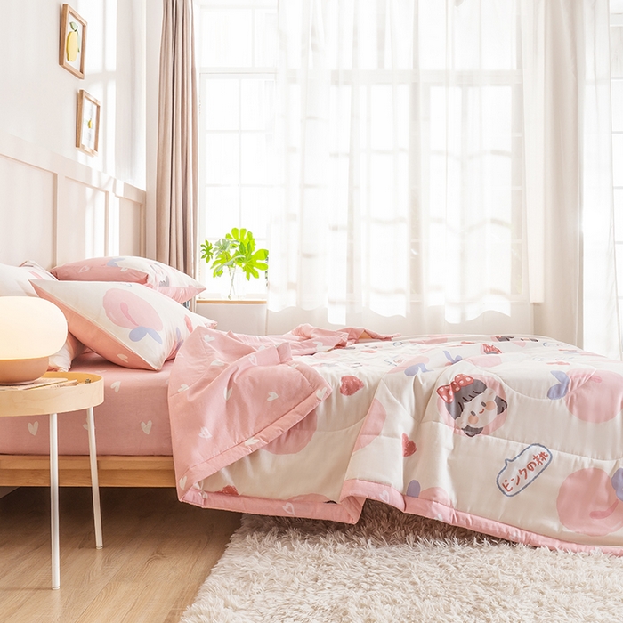 91家纺网 家纺一手货源 找家纺 （总）暖阳【同款地板价】【A类送质检】2026新款印花全棉棉花夏被纯棉空调被