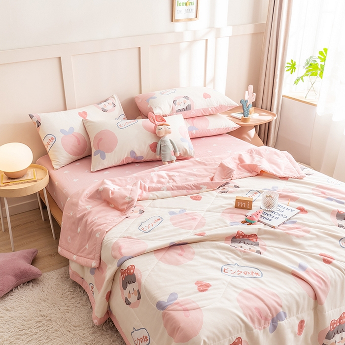 91家纺网 家纺一手货源 找家纺 （总）暖阳【同款地板价】【A类送质检】2026新款印花全棉棉花夏被纯棉空调被