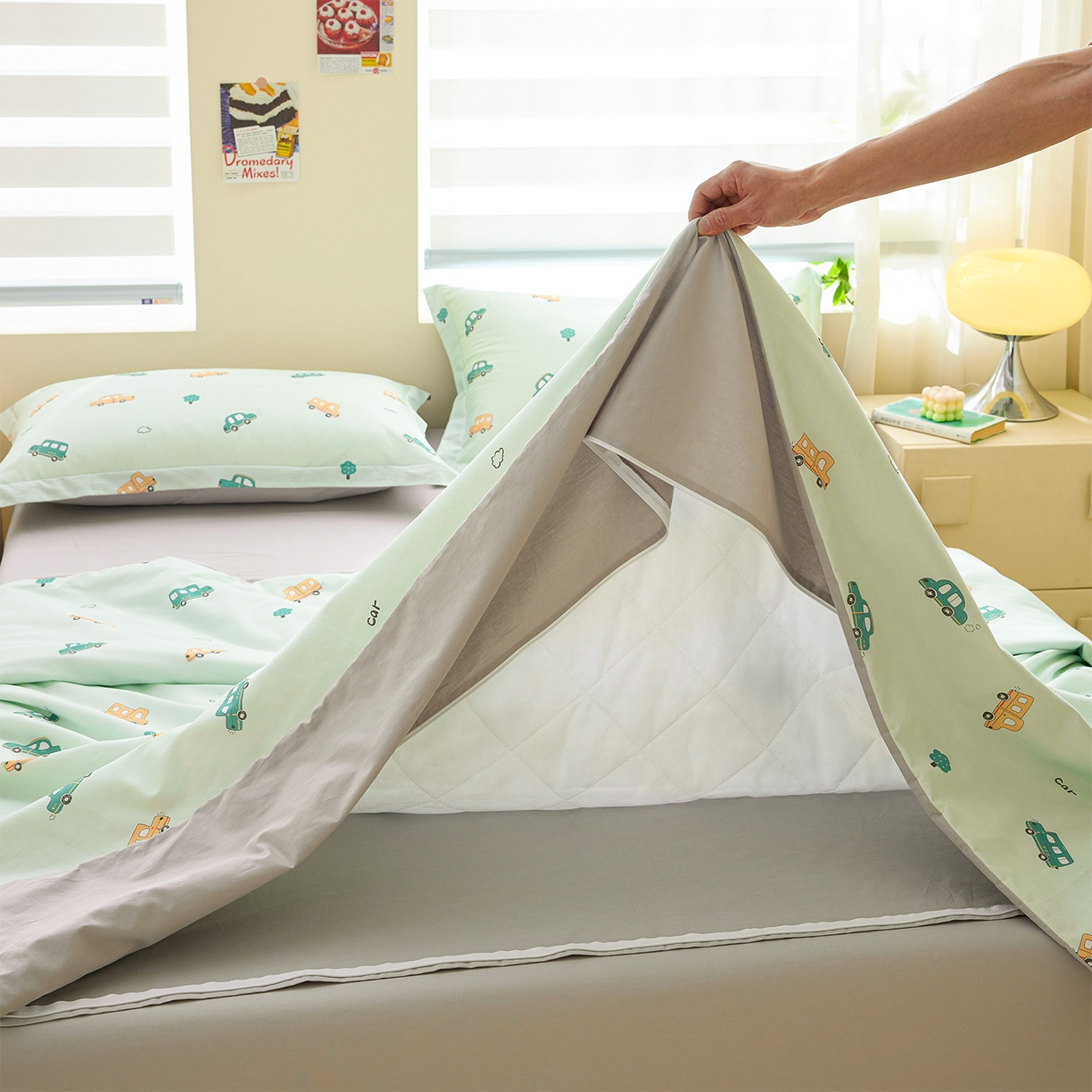 91家纺网 家纺一手货源 找家纺 （总）元元家居（元元被业） 2026新款全棉13372套件及单品【印花款】-夹棉被套