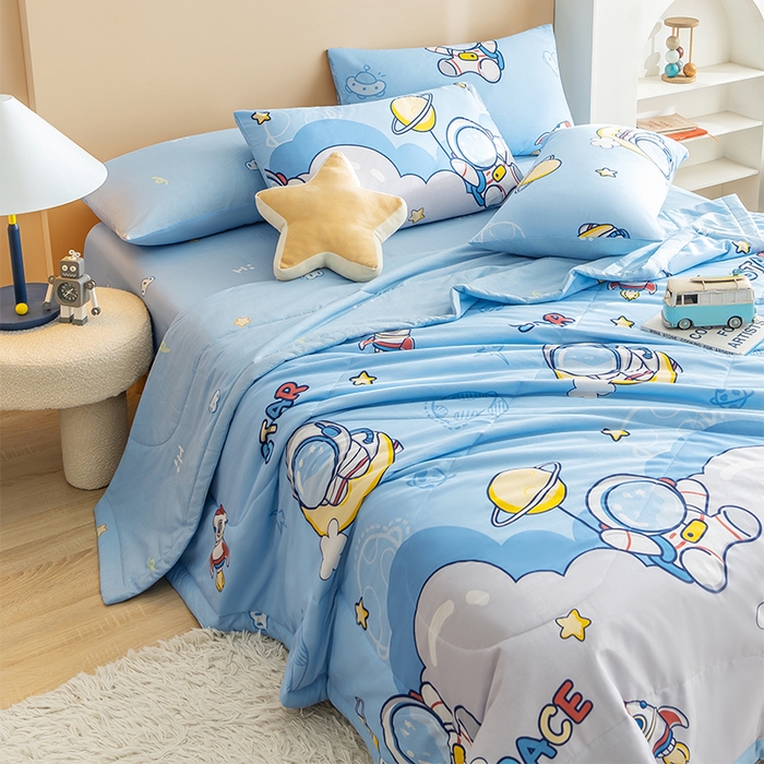 91家纺网 家纺一手货源 找家纺 （总）暖阳 【同款地板价】2026新款A类印花全棉夏被纯棉空调被