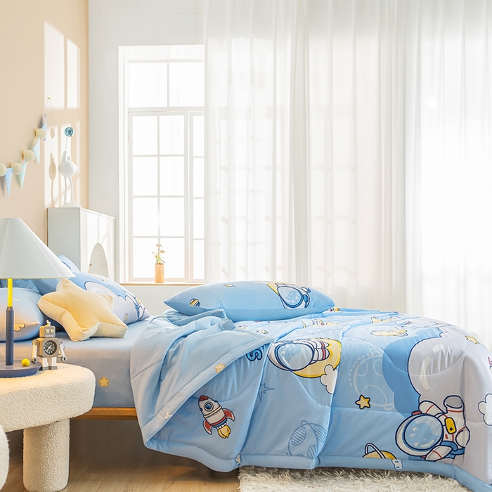 91家纺网 家纺一手货源 找家纺 （总）暖阳 【同款地板价】2026新款A类印花全棉夏被纯棉空调被