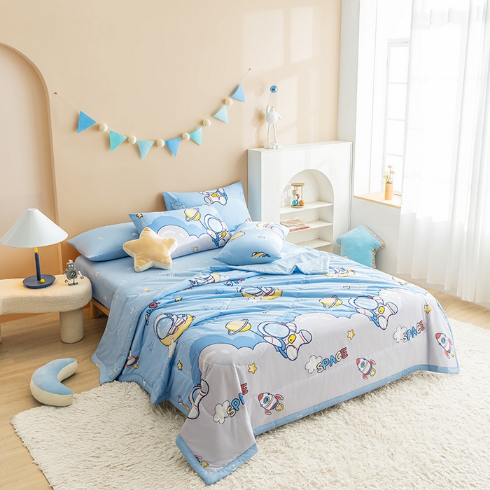 91家纺网 家纺一手货源 找家纺 （总）暖阳 【同款地板价】2026新款A类印花全棉夏被纯棉空调被