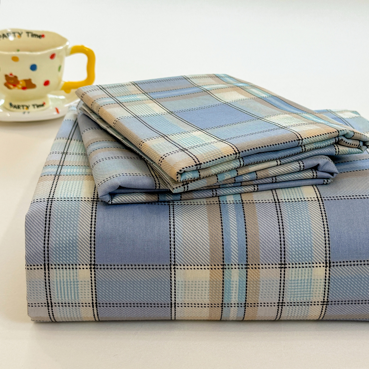 91家纺网 家纺一手货源 找家纺 壹贝家纺 2026新款全棉喷气印花床单系列 品质生活-兰